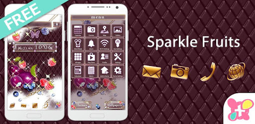 Girly Theme-Sparkle Fruits- PC screenshot Girly Theme-Sparkle Fruits- PC screenshot