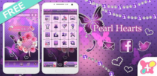 Cute Wallpaper Pearl Hearts PC screenshot Cute Wallpaper Pearl Hearts PC screenshot