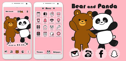 Cute Wallpaper Bear and Panda Theme PC screenshot Cute Wallpaper Bear and Panda Theme PC screenshot