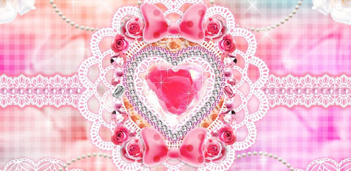 Cute Theme Glittery Romance PC screenshot