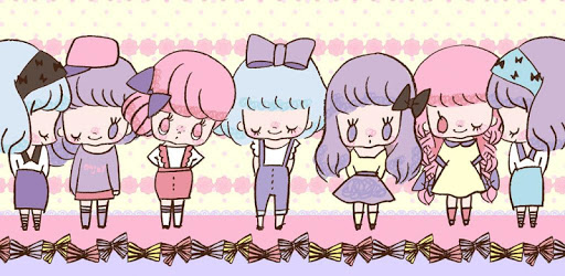 Cute Theme-Ribbon Girls- PC screenshot
