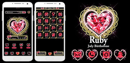 Ruby - July Birthstone Theme PC screenshot