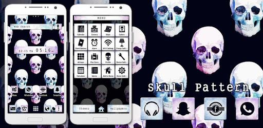 Stylish Wallpaper Skull Pattern Theme PC screenshot Stylish Wallpaper Skull Pattern Theme PC screenshot