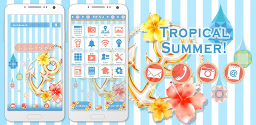 Cute Theme-Tropical Summer!- for PC - Free Download & Install on