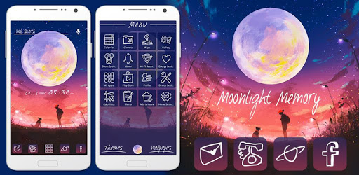 Beautiful Wallpaper Moonlight Memory Theme PC screenshot