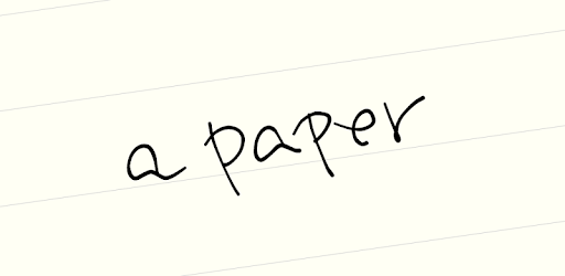 Handwriting memo "a Paper" PC screenshot Handwriting memo "a Paper" PC screenshot