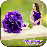 Purple Flower Photo Frames for PC Purple Flower Photo Frames for PC