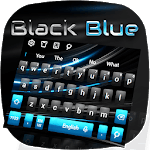 Black Blue Keyboard icon