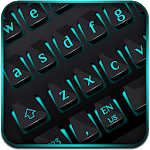 Black Blue Light Keyboard icon