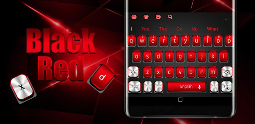 Red Stereo Metal keyboard Theme PC screenshot