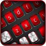Red Stereo Metal keyboard Theme icon