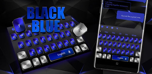 Black Blue Metal Keyboard PC screenshot