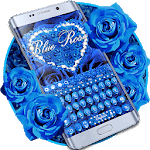 Blue Rose Petal Keyboard for PC Blue Rose Petal Keyboard for PC