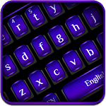 Cool Black Purple Keyboard for PC Cool Black Purple Keyboard for PC