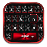 Cool Red Black Keyboard icon