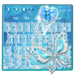 Crystal Diamond Butterfly Keyboard for PC