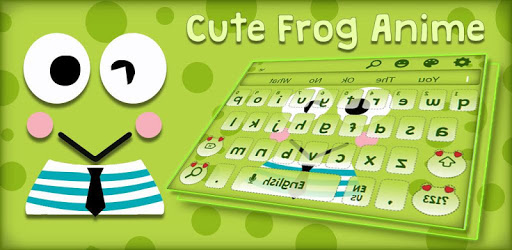 Cute Frog Anime Keyboard PC screenshot