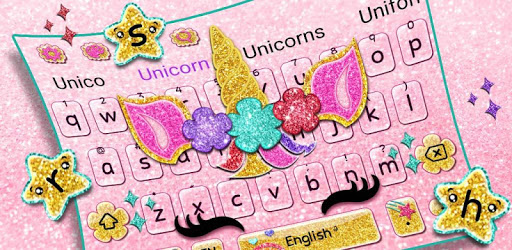 Glisten Unicorn Pinky Keyboard PC screenshot