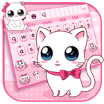 Cute Kawaii Cat Theme Keyboard for PC