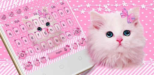 Cute Pink Kitty Keyboard PC screenshot Cute Pink Kitty Keyboard PC screenshot