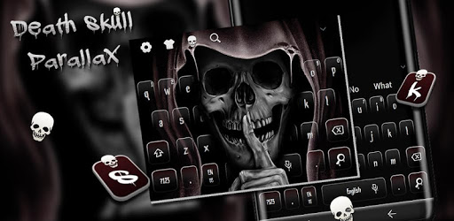 Death Skull Parallax Keyboard PC screenshot
