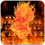 Fiery Dragon Keyboard Theme for PC