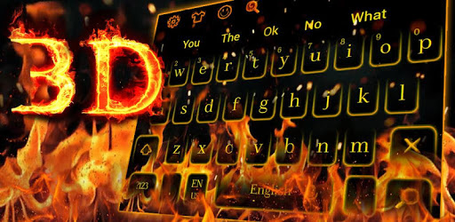 Flaming Fire Live Keyboard PC screenshot