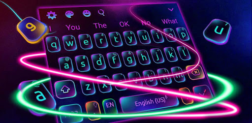 Fluorescent Neon Keyboard Theme PC screenshot Fluorescent Neon Keyboard Theme PC screenshot