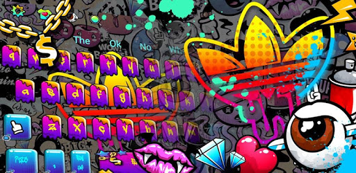 Graffiti Street Keyboard Theme PC screenshot