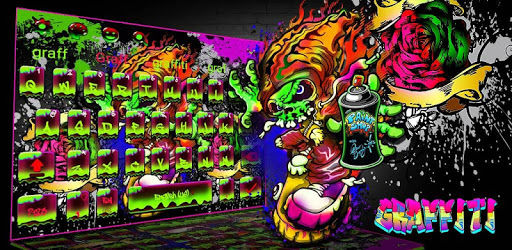 Graffiti Wallpaper Keyboard Theme PC screenshot