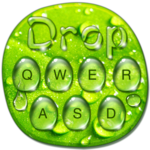 Green Water Drop Keyboard for PC