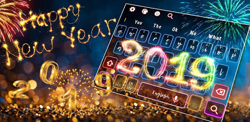 2019 Happy New Year Keyboard Theme PC screenshot 2019 Happy New Year Keyboard Theme PC screenshot