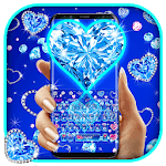 Blue Hearts Crystal Diamonds for PC