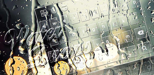 Water Drops Keyboard Theme PC screenshot