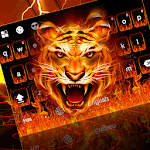Fire Tiger Keyboard Theme for PC