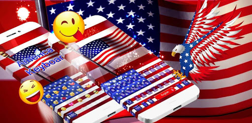 American Flag Emoji Keyboard PC screenshot