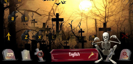 Hell graves crow keyboard tema PC screenshot Hell graves crow keyboard tema PC screenshot