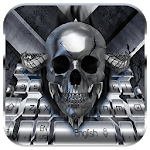 Hell Skull Silver Metal Cool Keyboard for PC Hell Skull Silver Metal Cool Keyboard for PC