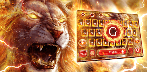 Roaring Lion Keyboard Theme PC screenshot