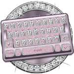 Diamonds and Pink Keyboard Theme for PC