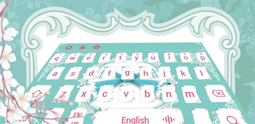 Cute pink green lace Bow Keyboard skin PC screenshot Cute pink green lace Bow Keyboard skin PC screenshot