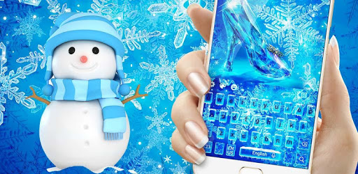 Ice Frozen Keyboard Theme PC screenshot