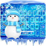 Ice Frozen Keyboard Theme for PC