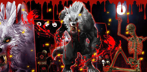 Bloody Werewolf 3D Skull Keyboard PC screenshot