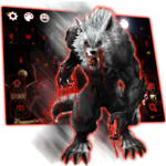 Bloody Werewolf 3D Skull Keyboard for PC