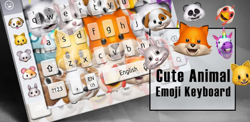 Cute Animal Emoji Keyboard Theme PC screenshot