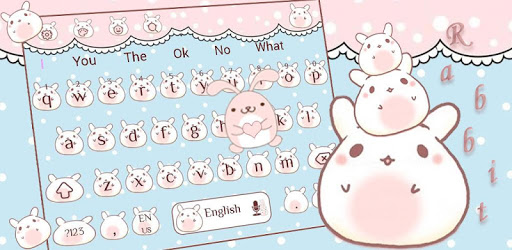 Cartoon Rabbit Keyboard Theme PC screenshot Cartoon Rabbit Keyboard Theme PC screenshot