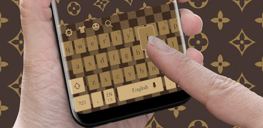 LV Luxury Leather Keyboard Theme PC screenshot