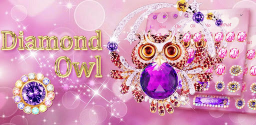 Diamond Owl Keyboard Theme PC screenshot Diamond Owl Keyboard Theme PC screenshot