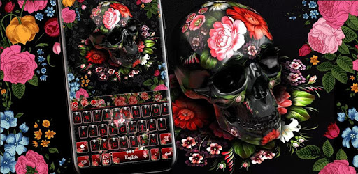 Flower Skull keyboard PC screenshot Flower Skull keyboard PC screenshot
